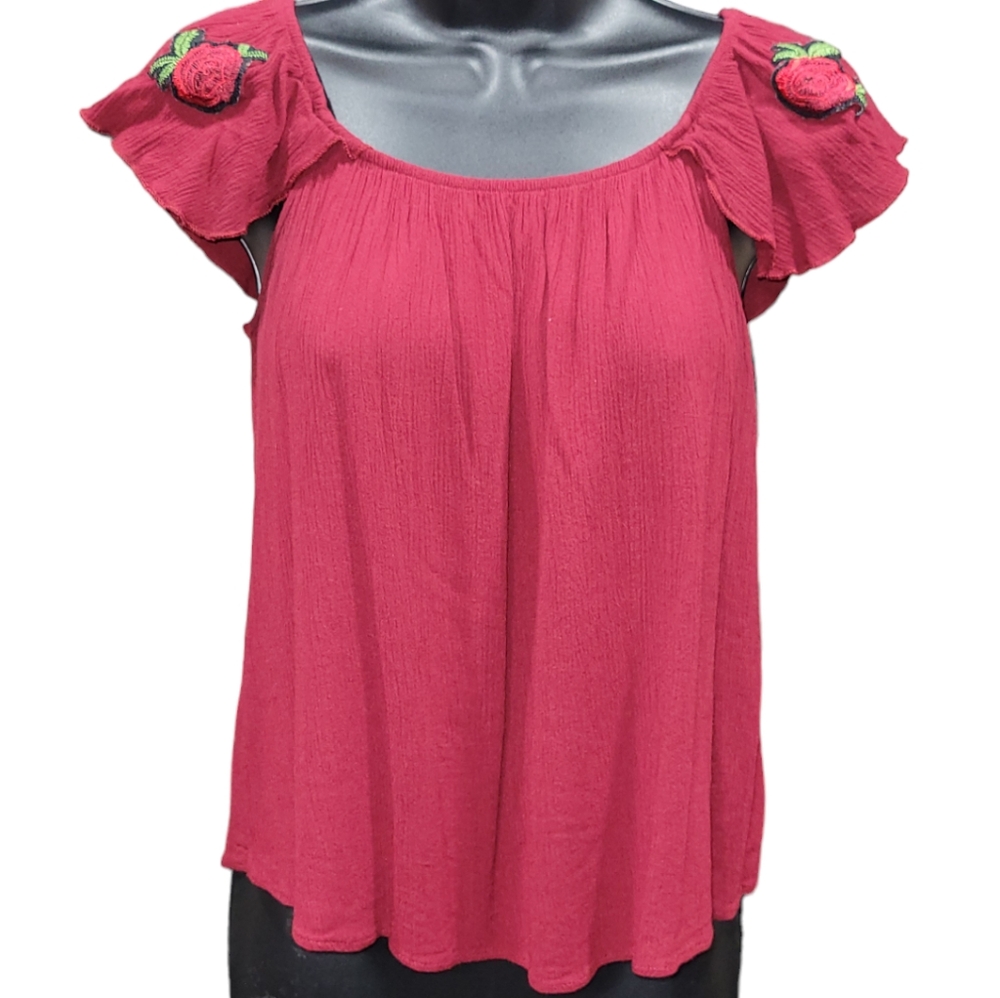 Vertiche off the shoulder short sleeve blouse Size S
